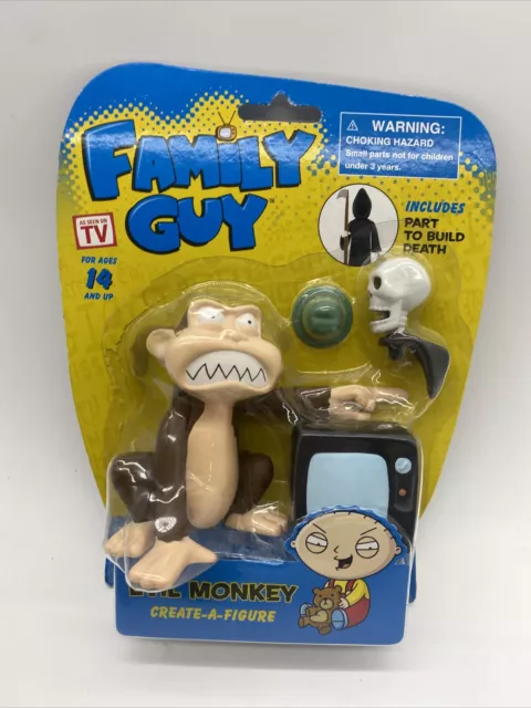 🔥Family Guy🔥As Seen On TV Evil Monkey Figure w/ Create-A-Figure Death NEW 🔥Family Guy🔥As Seen On TV Evil Monkey Figure w/ Create-A-Figure Death NEW