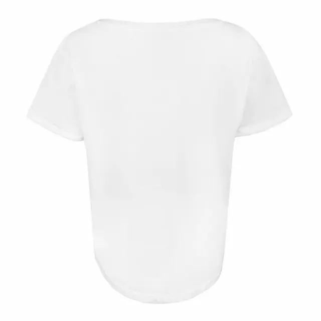 Official Disney Ladies Mickey Mouse Watercolour Fashion T-shirt White S - XL 3