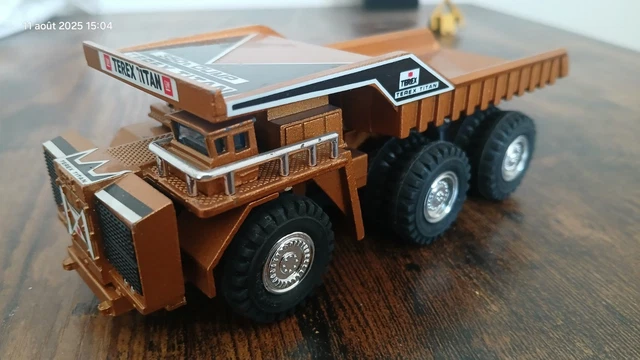 Camion Benne MAN à L'Échelle 1/50 - Marque CONRAD - Modèle Métal Occasion En Bon État