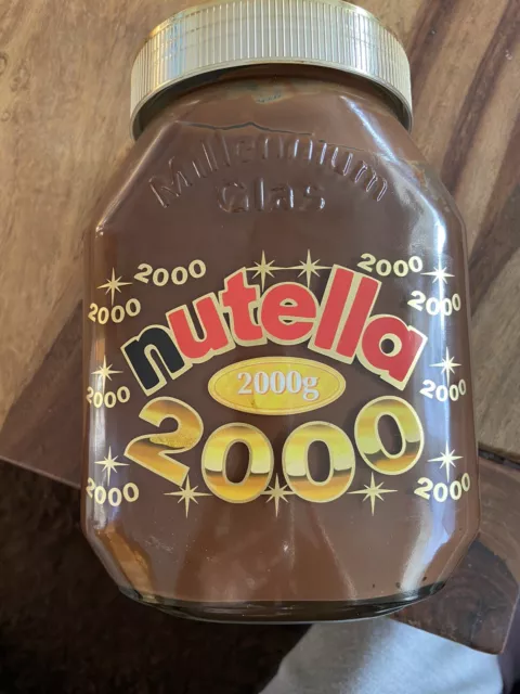 Nutella 2000 Millennium  Glas; Limited Edition ; Ungeöffnet!!!