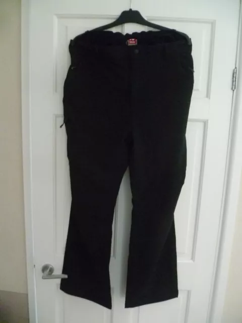 New No Tag Mans Black Tog 24 Arvo Walking Trousers Waist 38' Leg 28'