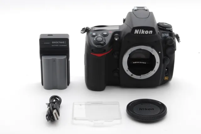[NEAR MINT] Nikon D700 12.1 MP Black Digital SLR Zoom Camera Body From JAPAN