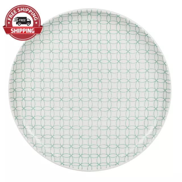 Alessandra Mint 4-Pack Stoneware Dinner Plate Set, 10.5"