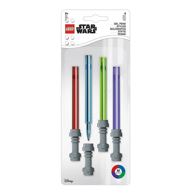 Set di 4 penne a gel Star Wars LEGO Spada Laser