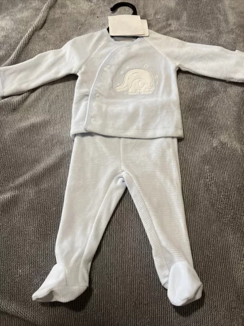 BNWT Baby Boys 2 Piece Long Sleeve Top And Pants Size 000000