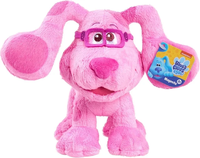 NICKELODEON BLUES CLUES & You Plush Soft Toy - Magenta & Blue - Kids ...