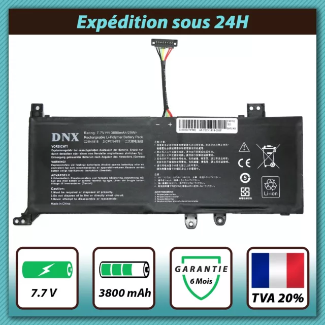 Batterie pour Asus X751N X751M X751L X750J X750L portable Fit 14.4V 2200MAH