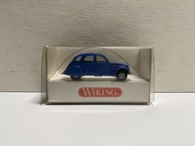 Wiking Citroën 2CV, blau, neu in OVP,  1:87 H0 HO