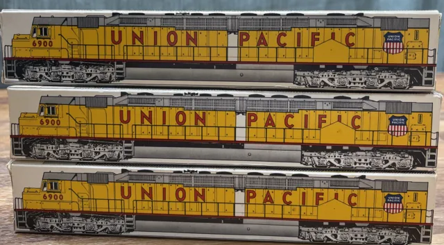 Lot Of 3 VTG Union Pacific Railroad Matches 6900 Locomotive/Cars 1969 🆕