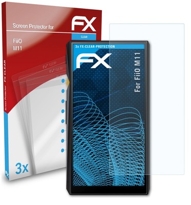 FiiO 6x Savvies Film Protection Ecran pour FiiO M11 Film Protecteur Clair 
