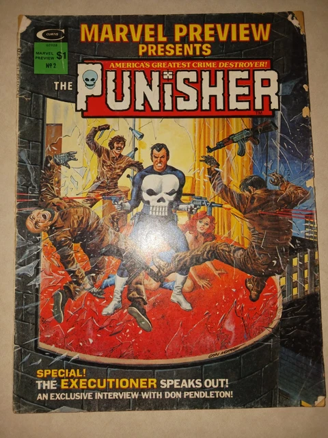 Marvel Preview Presents #2 Magazine - Marvel (1975) - 1st Origin of the Punisher
