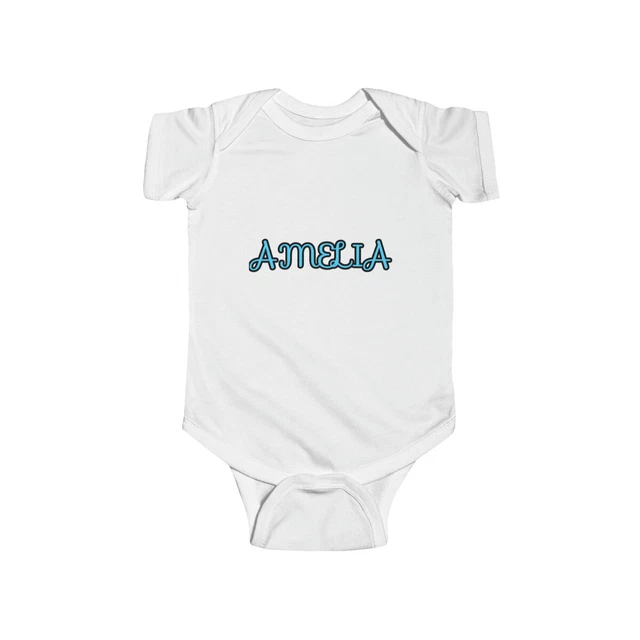 "Amelia" Infant Fine Jersey Bodysuit