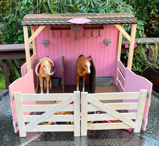 OUR GENERATION HORSE Playset for 18" Dolls Saddle Up Stables HorsesPick Up Only £56.11