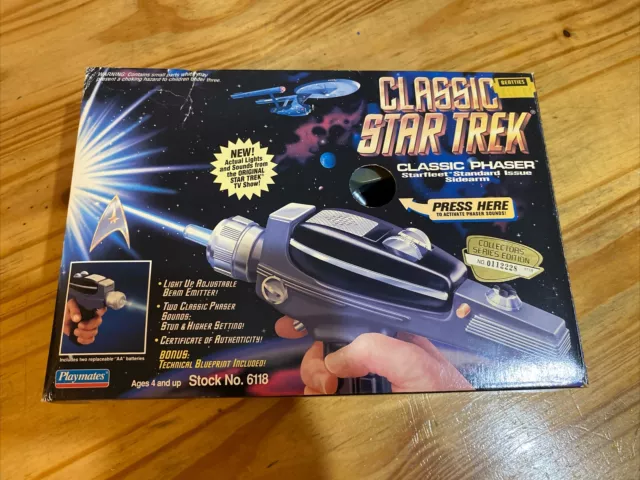 Classic Star Trek Classic Phaser Collectors Series Edition - Boxed