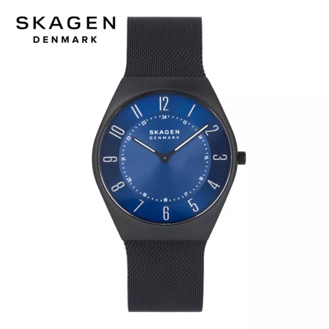 SKAGEN GRENEN ULTRA SLIM SKW6840 Men Analog Quartz Blue Navy Black