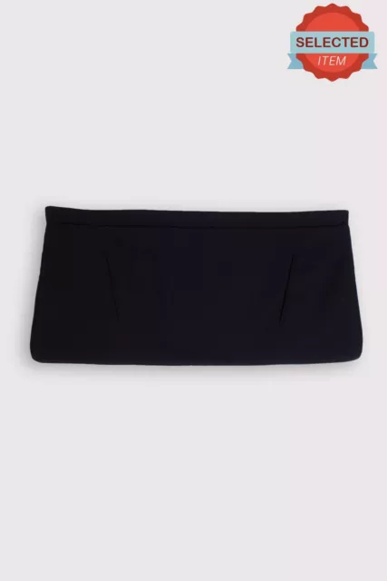RRP €480 JIL SANDER Detachable Large Pocket Wool Blend Garment Dye Made in Italy