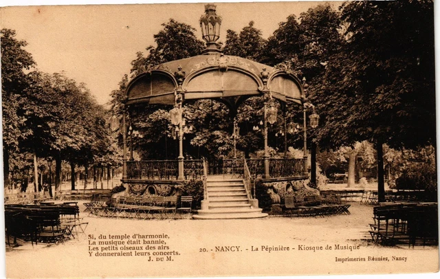 CPA Nancy-La Pépiniére-Kiosque de Musique (187127)