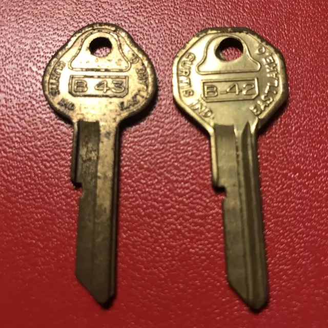 Curtis B42 & B43 C&D   Key Blanks    set