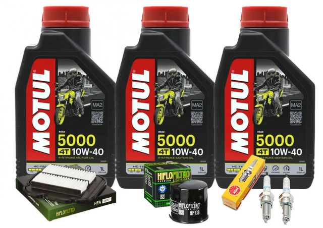 Kit Tagliando Suzuki Dl 650 V-Strom Olio Motul Filtro Olio Filtro Aria Candele