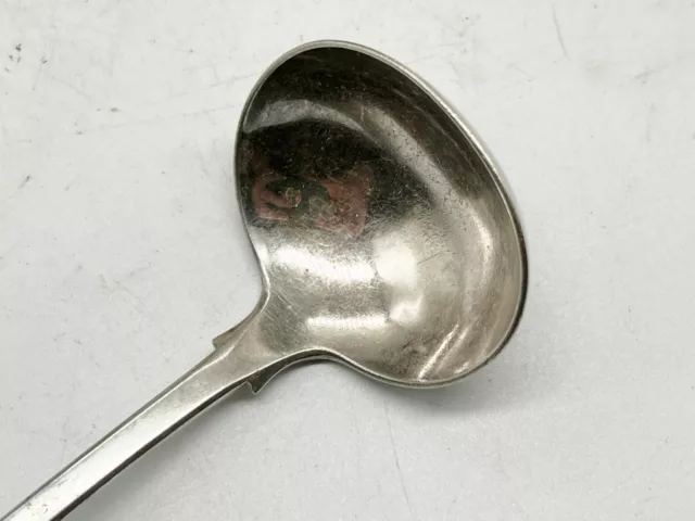 Antique Victorian Silver Plate Elkington Co Serving Ladle Spoon 2