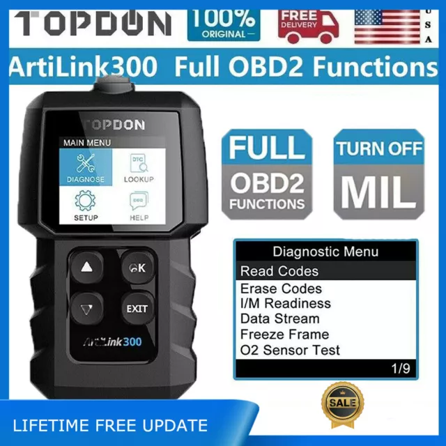 AL300 Car OBD2 Diagnostic Device Auto Scanner for VW Audi BMW Mercedes Opel