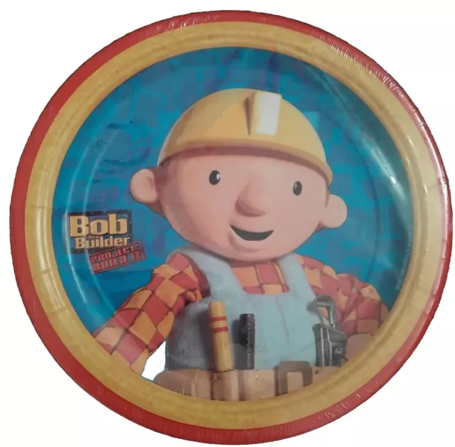 RESTPOSTEN BOB THE BUILDER 80 PAPIERTELLER GEBURTSTAGSPARTY (10x8er-Packs) AUSVERKAUFSANGEBOT