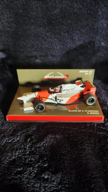 1/43 Minichamps McLaren Mercedes MP4-10 N Mansell 1995 Season 3