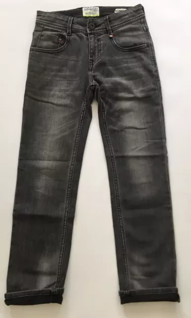 Vingino Jungen Jeans Hose „Balder“ Regular Fit, Anthrazit Größe 9/ 134