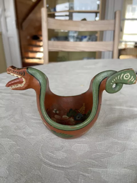 Old Beautiful Norwegian Kjenge Ale Bowl