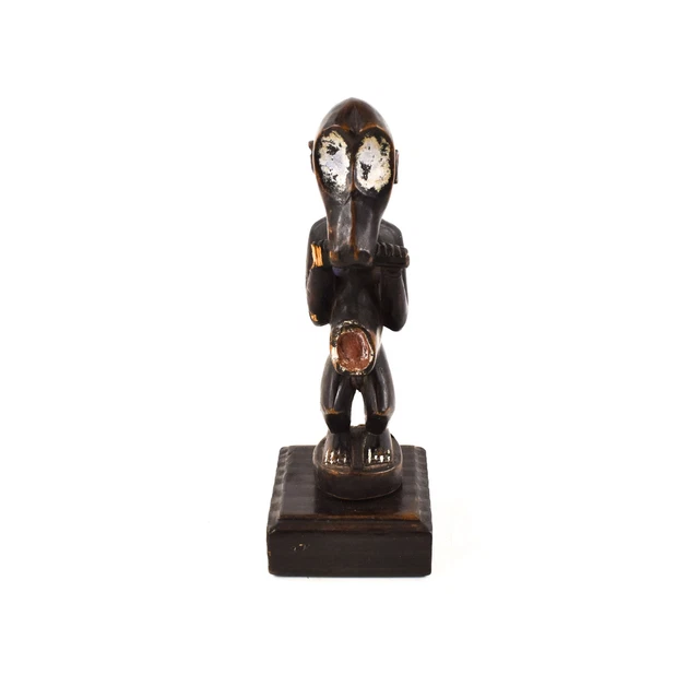 Bulu Miniature Monkey Wood Figure on Custom Base 2