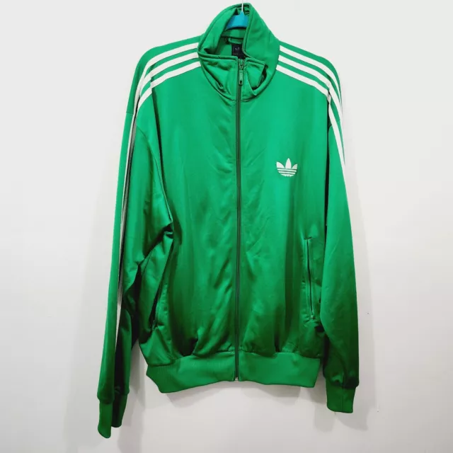 Adidas Originals ADI Firebird Track Jacket Green White 605123 Men's Size XL