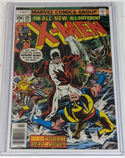Uncanny X-men #109( 1st App Of Weapon Alpha/Vindicator)1978 🔥🔥🔥🔥🔥🔥🔥🔥🔥🔥