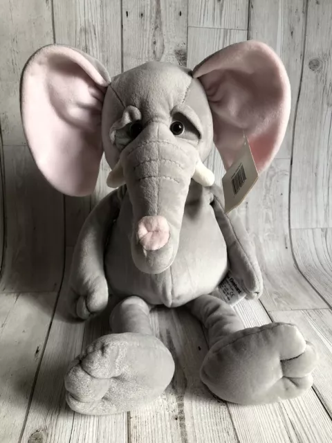 RUSS BERRIE LARGE Elephant Plush Soft Toy Comforter Size 18 46cm
