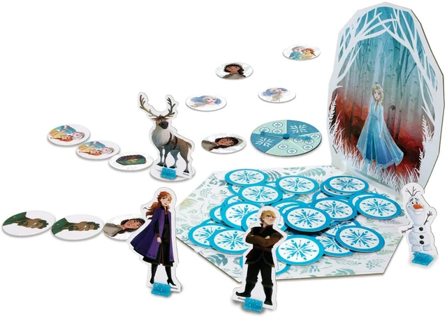 NEUF DISNEY LA Reine des Neiges 2 Flocon de Neige Voyage Jeu - Anglais