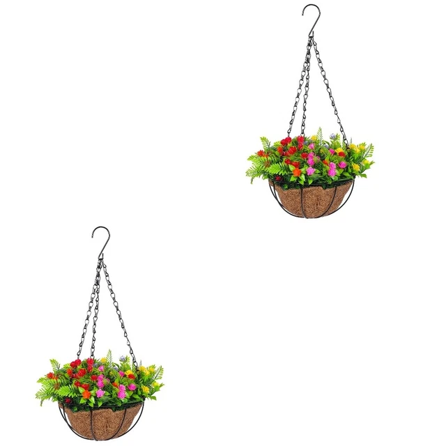 SIMULAZIONE FIORE ARTIFICIALE Appesa Orchidea Vite Piante Verdi SIMULAZIONE FIORE ARTIFICIALE Appesa Orchidea Vite Piante Verdi