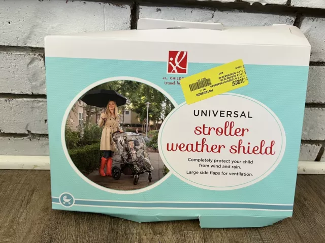 J.L Childress Travel Happy Universal Stroller Weather Shield Baby/Toddler Rain