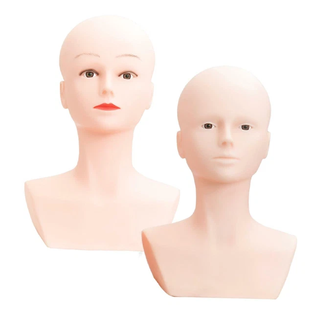 Mannequin Head Hat Display Hold Tête d'entraînement avec épaule pour montrer