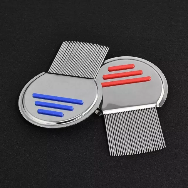 Hair Lice Comb Brushes Steel Nit Free Terminator Fine Egg Dust Removal