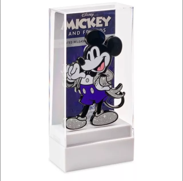 Disney 100 Ans Célébration Mickey et Mini Figpin Limitée Broche Neuf avec Boîte