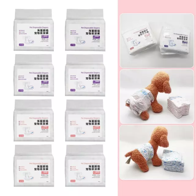 Dog Diapers Comfort Leakproof Nappies Super Absorption Soft Pee Diapers Pet