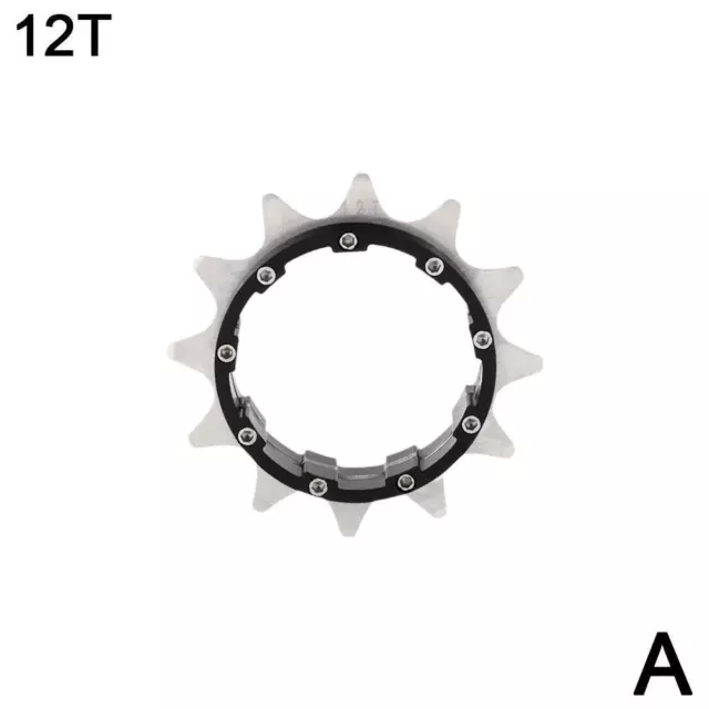 Bike Single Speed Flywheel Cassette Cog Chain Tensioner Kit 12-19T 2