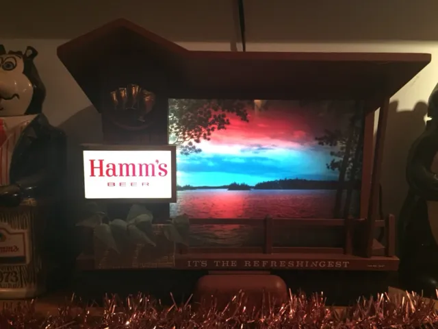 MOTOR ONLY 1960's TWILIGHT SUNRISE SUNSET HAMMS Motion Beer Sign Colored Film 2