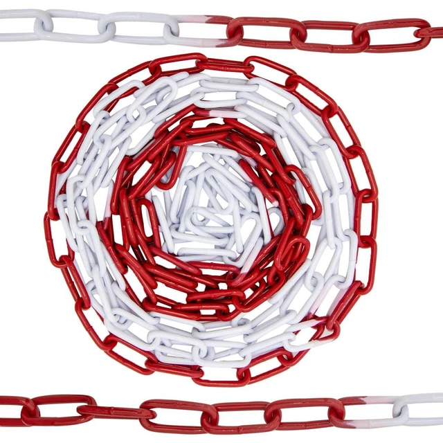 Absperrkette Rot Wei Metall