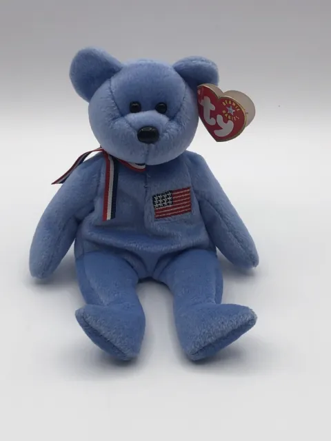 TY 9/11 Tribute Bear Beanie Baby America