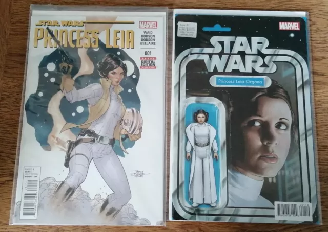 Star Wars Prinzessin Leia #1 Dodson & Figur Variante Comic Marvel 2015