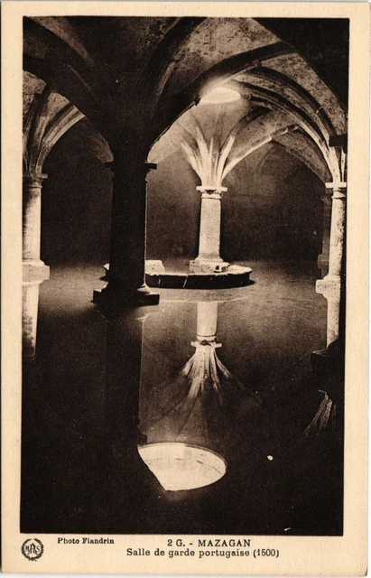 Carte Postale Ancienne - Afrique Du Nord, Maroc, Mazagan, Hôtel Des Postes - Vers 1920