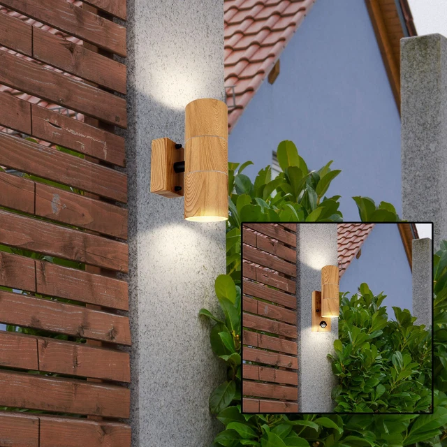 Licht-Erlebnisse Lampe Murale D'extérieur Pour Terrasse, Noir Cuivre Antique, IP44, E27, H : 54 Cm, Lampe D'extérieur Rustique, Applique Murale D 'extérieur Antique Vintage