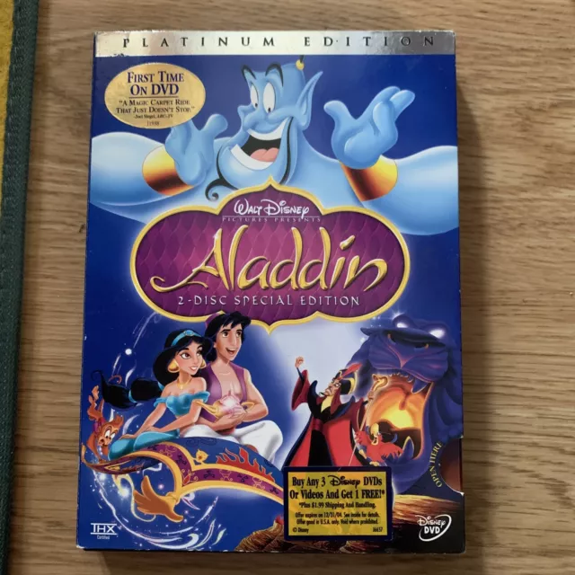 Walt Disney's Aladdin DVD 2-Disc Special Set Platinum Edition