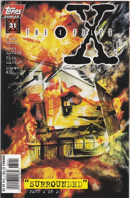X-Files #31,  Vol. 1 (1995-1998) Topps Comics, High Grade,"Surrounded"