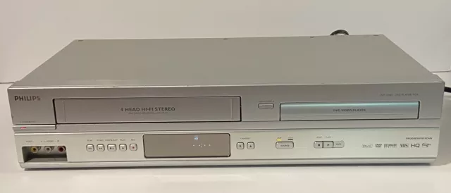 Philips DVP3200V VCR/VHS DVD Combo Player 4 Head HI-FI Stereo - Please Read